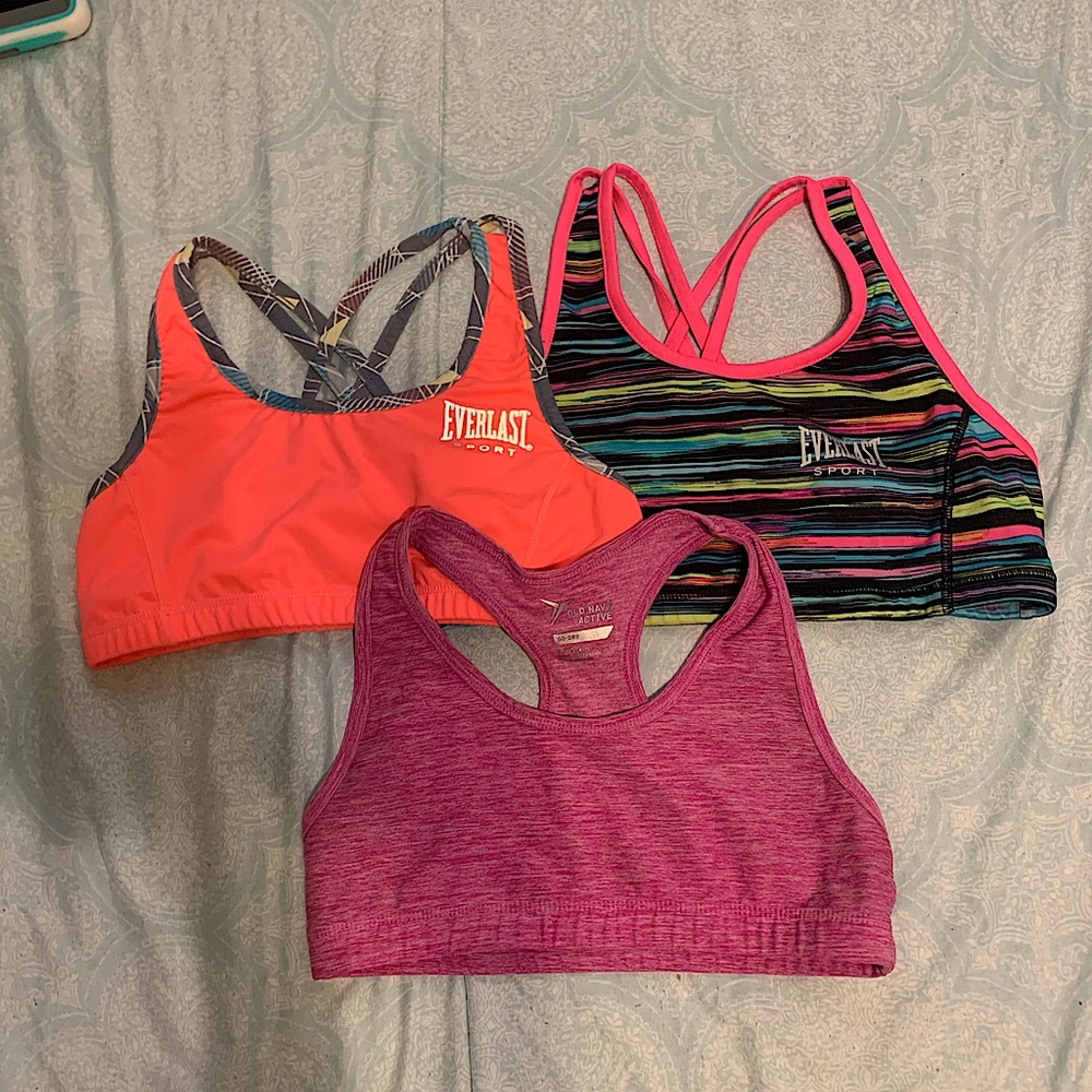 3 sports bras